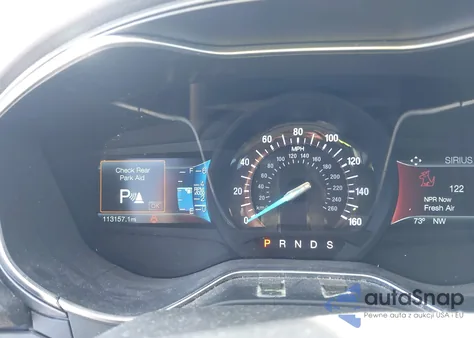 2016 Ford Fusion Titanium z USA, uszkodzony, nr VIN 3FA6P0D97GR138228